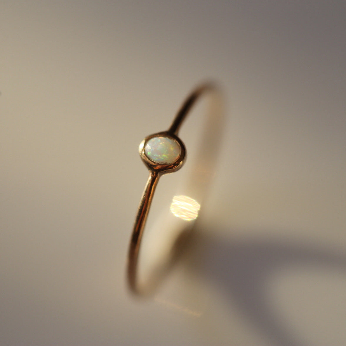 道標｜K10 オーストラリアオパールリング – NUDGE jewelry