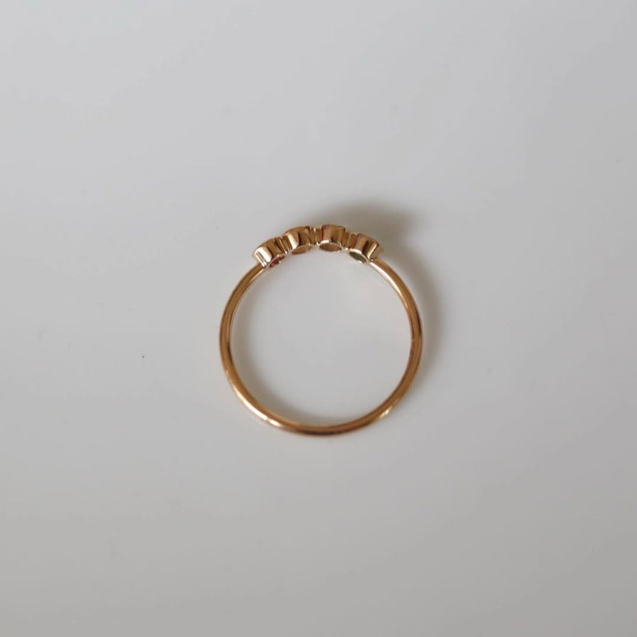 4石のファミリーリング | family birth stone ring