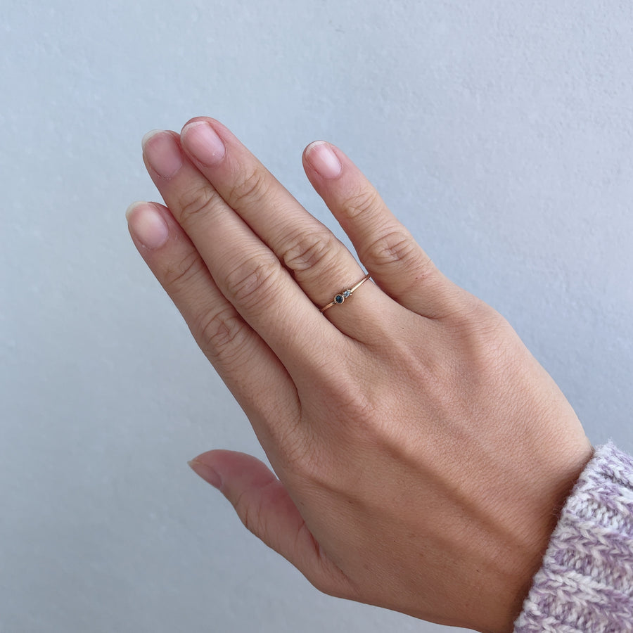 さざれ｜K10 ブルートパーズリング