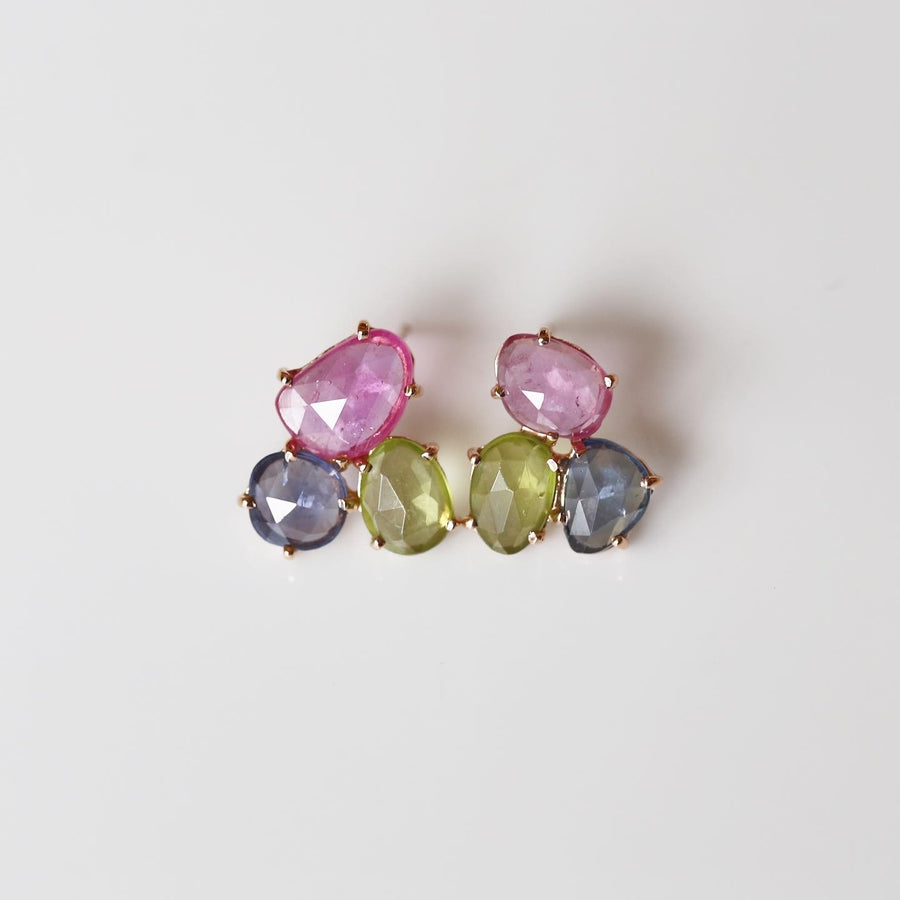 customer order ｜family stone earrings
