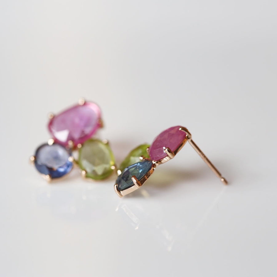 customer order ｜family stone earrings
