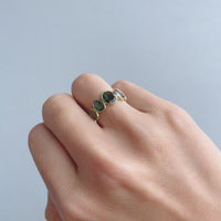 旅路｜マルチカラートルマリンフルエタニティリング – NUDGE jewelry
