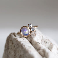 PLUIE プリュイ メモリアルリング オパール×アクアマリン メモリア リング - PLUIE：プリュイ / ユエリーニュ 『公式』web