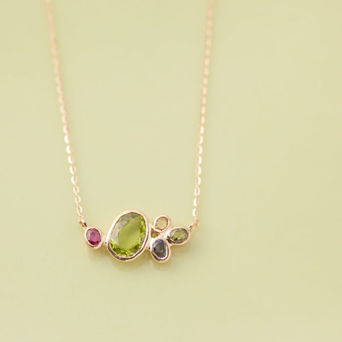 ［フルオーダー］ファミリージュエリー | family birth stone pendant