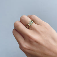 旅路｜マルチカラートルマリンフルエタニティリング – NUDGE jewelry